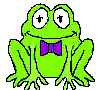 frosch animéiert-biller-gif